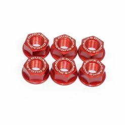 Cheapest 🥰 Sprockets Ducabike Nuts Set Sprocket Carrier Ducati Red 🔔
