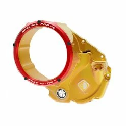 Brand new 😀 Various Parts Ducabike 3d Evo Ccdv05 Clutch Cover Gold Red 🤩