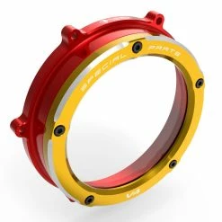 Best deal ❤️ Various Parts Clutch Cover Ducabike Panigale V4 Red Gold ✔️