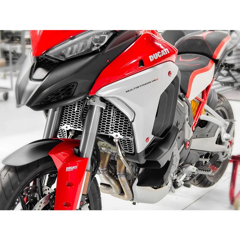 Cheapest π Engine Ducabike Gr10 Radiators Guard Mtsv4 Silver π― 4 Cheapest π Engine Ducabike Gr10 Radiators Guard Mtsv4 Silver π― - Image 2