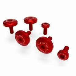 New 🎁 Ducabike Kvt03 Side Cover Screws Kit Red 🤩