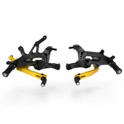 Hot Sale 🌟 Rear Set Controls Ducabike Adjustable Rearset Ducati Streetfighter V4 Gold 🌟