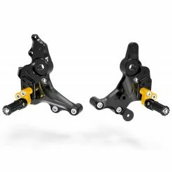 Brand new ❤️ Rear Set Controls Ducabike Prm93701 M937 Rearsets Black Gold 😍