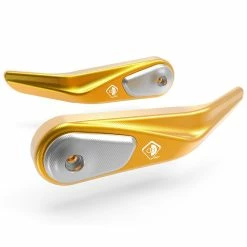 Discount 🎉 Various Parts Ducabike Spm02 Handguards Protection Gold Silver 👍