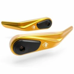 Promo 👏 Various Parts Ducabike Spm02 Handguards Protection Gold Black 😀