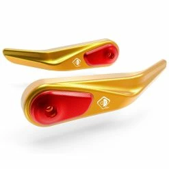 Outlet 🧨 Various Parts Ducabike Spm02 Handguards Protection Gold Red 💯