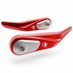 Best reviews of 😀 Various Parts Ducabike Spm02 Handguards Protection Red Silver 👏
