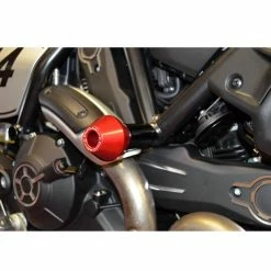 Coupon ⭐ Ducabike Frame Sliders Ducati Ptm02 Red 👏 -Ducabike Shop ducabike ptm02 protezione telaio rosso 1