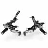 Cheapest ✨ Rear Set Controls Ducabike Streetfighter V2 Adjustable Rearset Silver 🤩