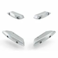New ⌛ Various Parts Ducabike Tca01 Sfv4 Wing Cover Caps Silver 😉