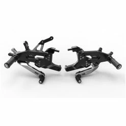 Discount 👏 Rear Set Controls Ducabike Adjustable Rearset Sbk Panigale V4 Black 🎁