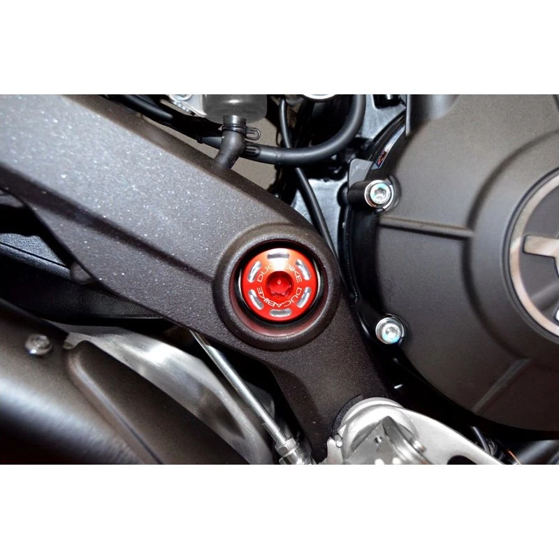 New π Ducabike Kit Central Frame Caps Red π 4 New π Ducabike Kit Central Frame Caps Red π - Image 2